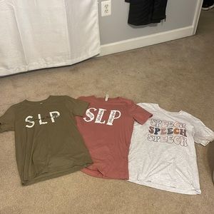 Speech Language Pathologist short sleeve shirts
